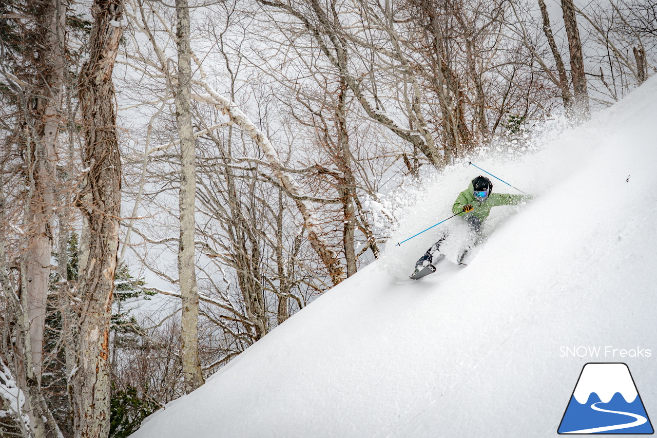 サッポロテイネ｜今シーズンは春セッション！プロスキーヤー・谷藤昌司さんと滑る１日。まさかのパウダー？！